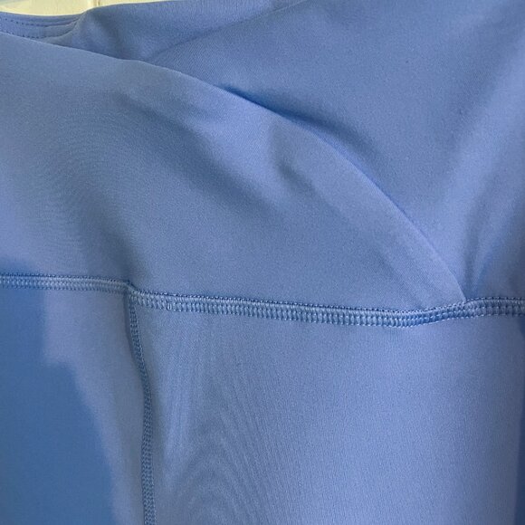 90 Degree By Reflex, Leggings, Lana Everyday Lux Crossover Crop Tight, Blue. XS - Picture 4 of 12